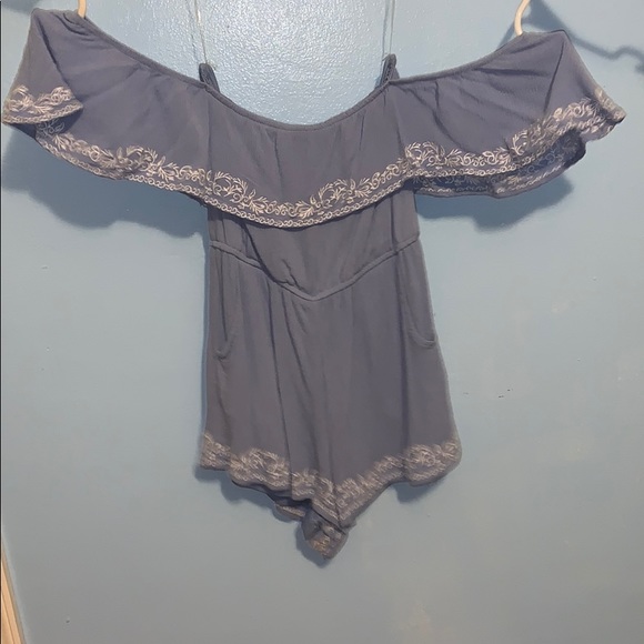 strapless romper - Picture 4 of 4